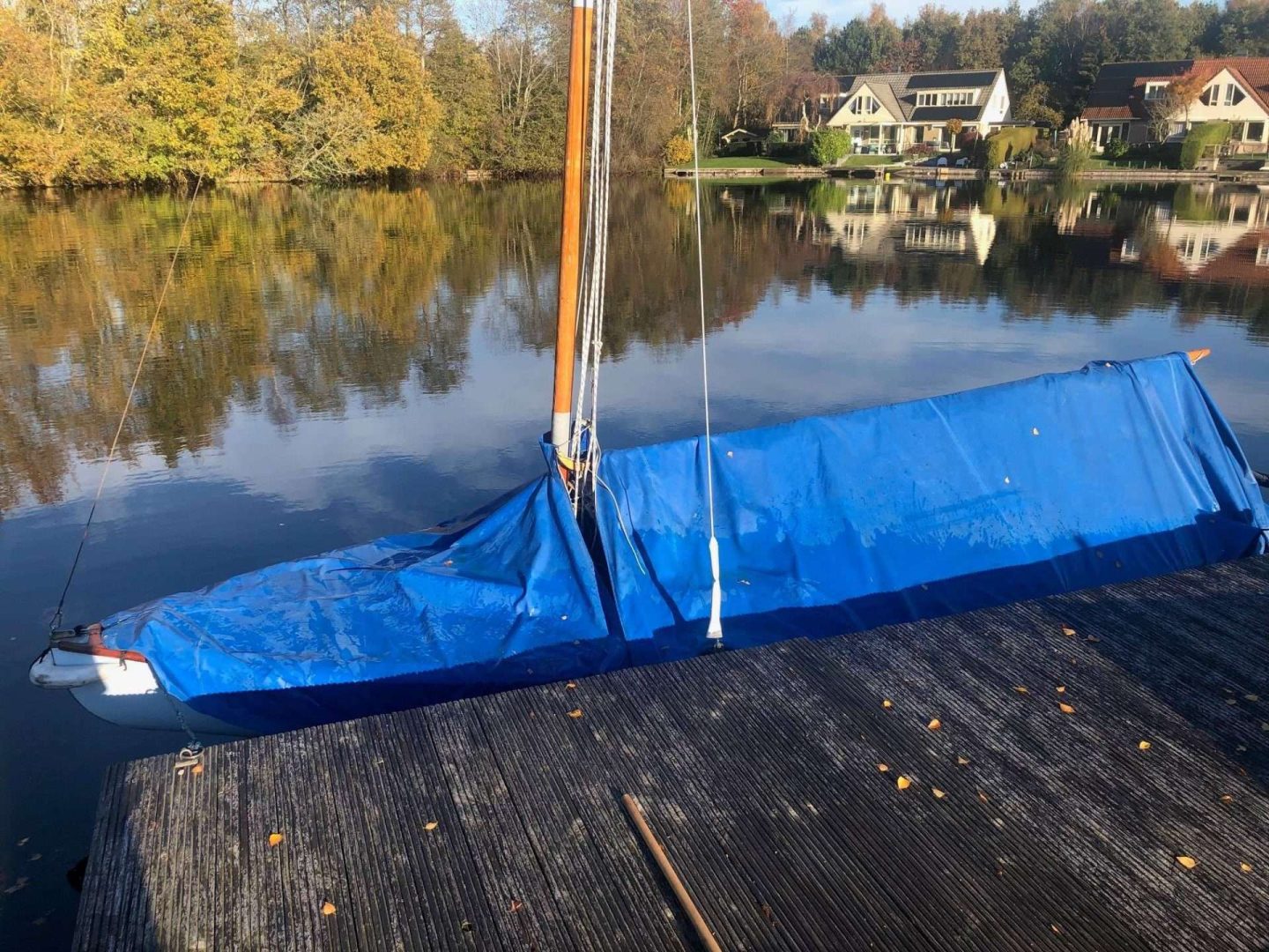 Zeilboot BM 16 kwadraat + trailer