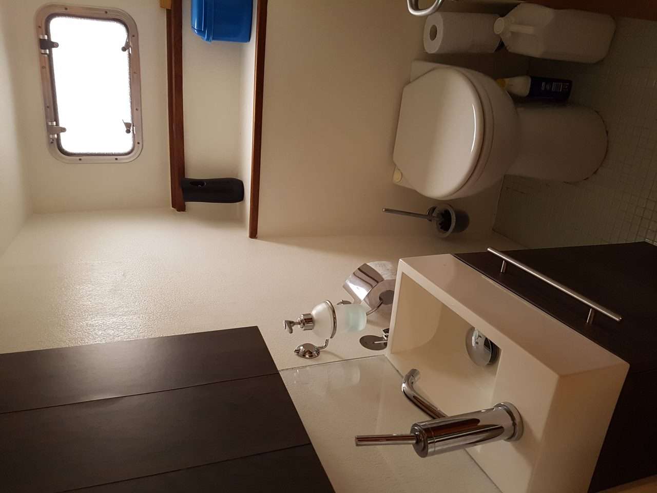 Motorkruiser 1250, zeer goed onderhouden type blauwe hand look.