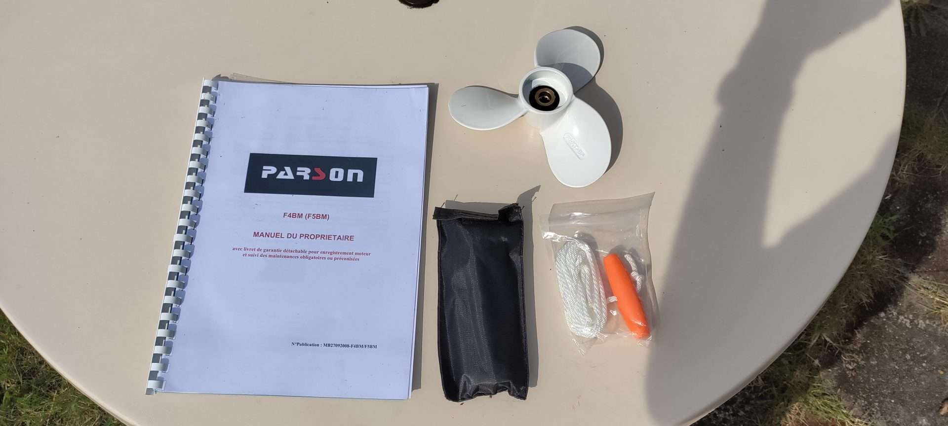 Buitenboordmotor Parson / Parsun 5 pk kortstaart