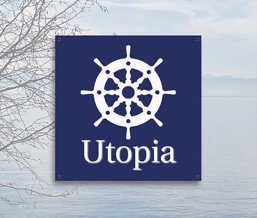 Dekluik regenzeiltje met naam van jouw boot.