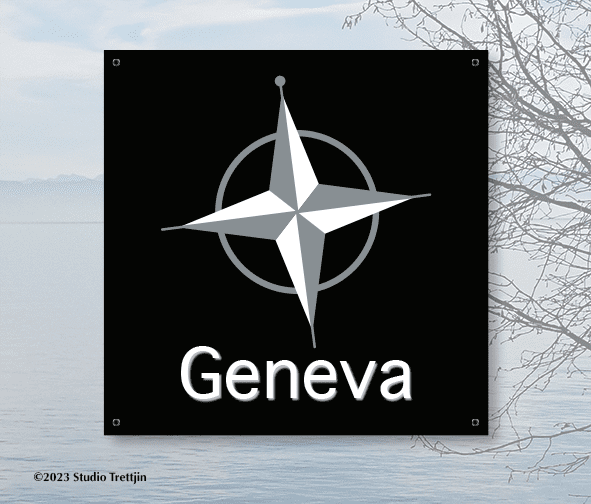 Dekluik regenzeiltje met naam van jouw boot.