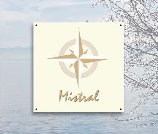 Dekluik regenzeiltje met naam van jouw boot.