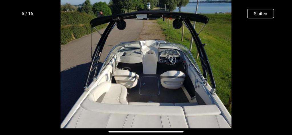 Bayliner 205 bj 2008 en nieuwe Mercruiser 5.0L MPI 260pk incl Trailer