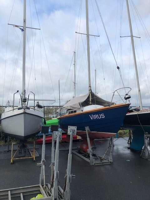 Waarschip 720 met werk