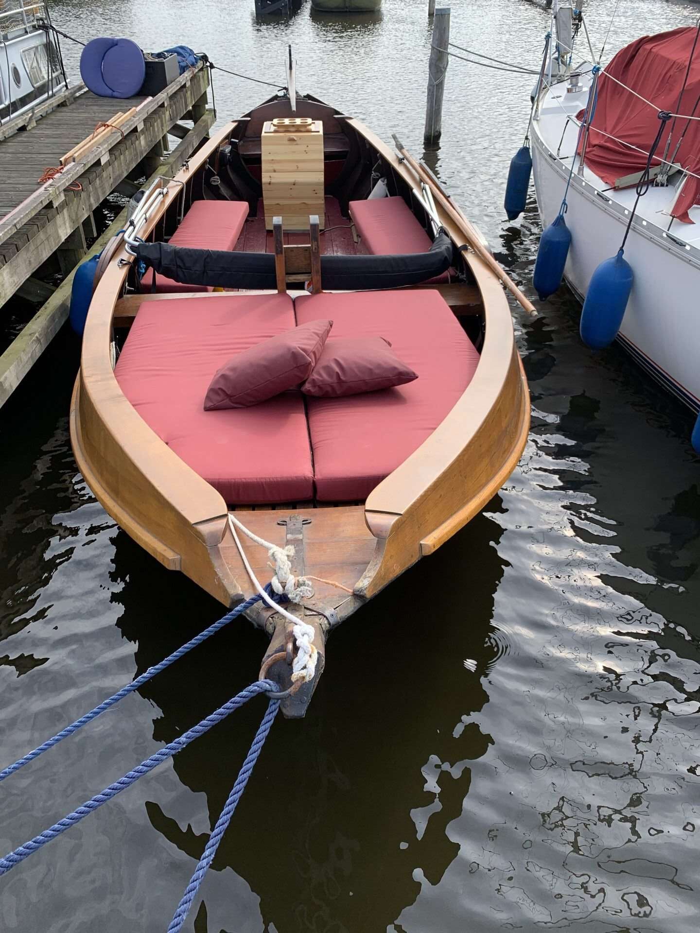 Zeepunter, houten sloep, Kuunder punter