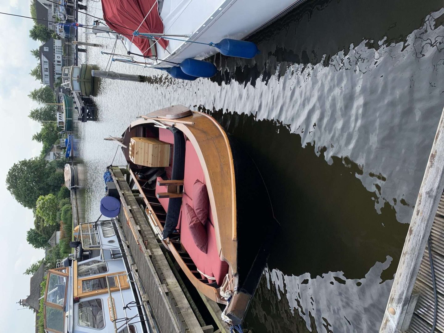 Zeepunter, houten sloep, Kuunder punter