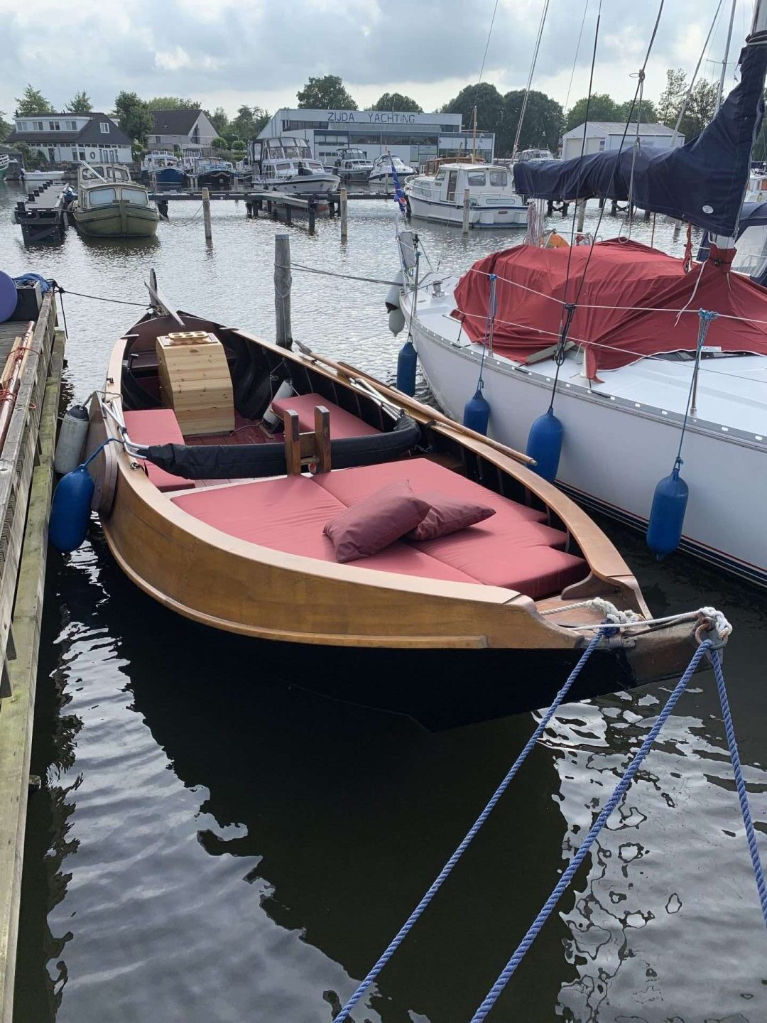 Zeepunter, houten sloep, Kuunder punter