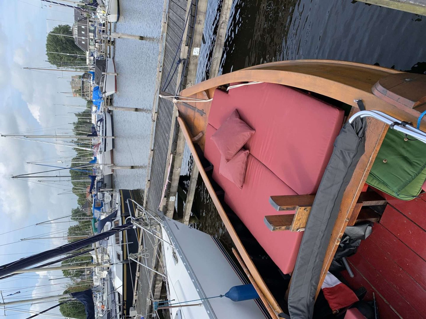 Zeepunter, houten sloep, Kuunder punter