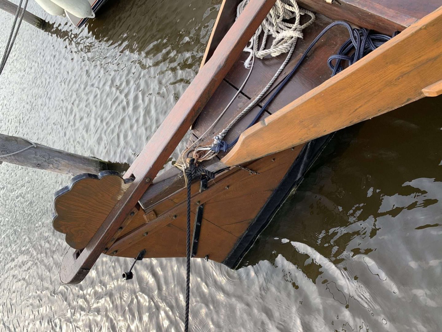 Zeepunter, houten sloep, Kuunder punter