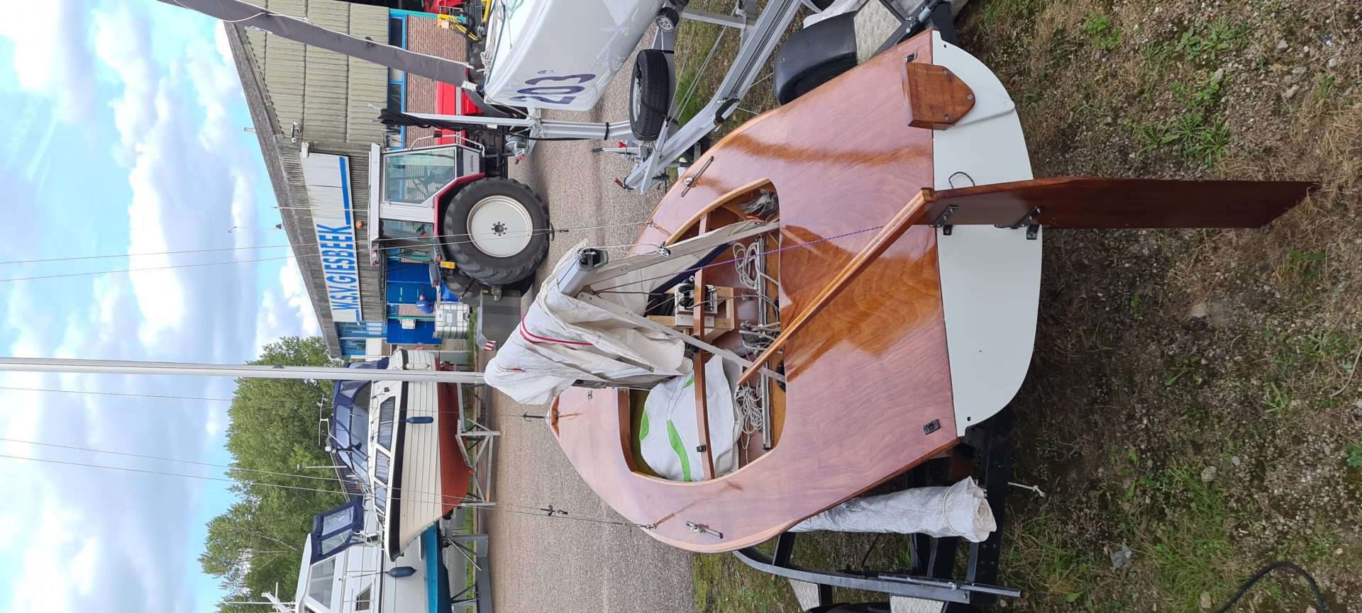 Jan van Gent 525 open hefkielzeilboot