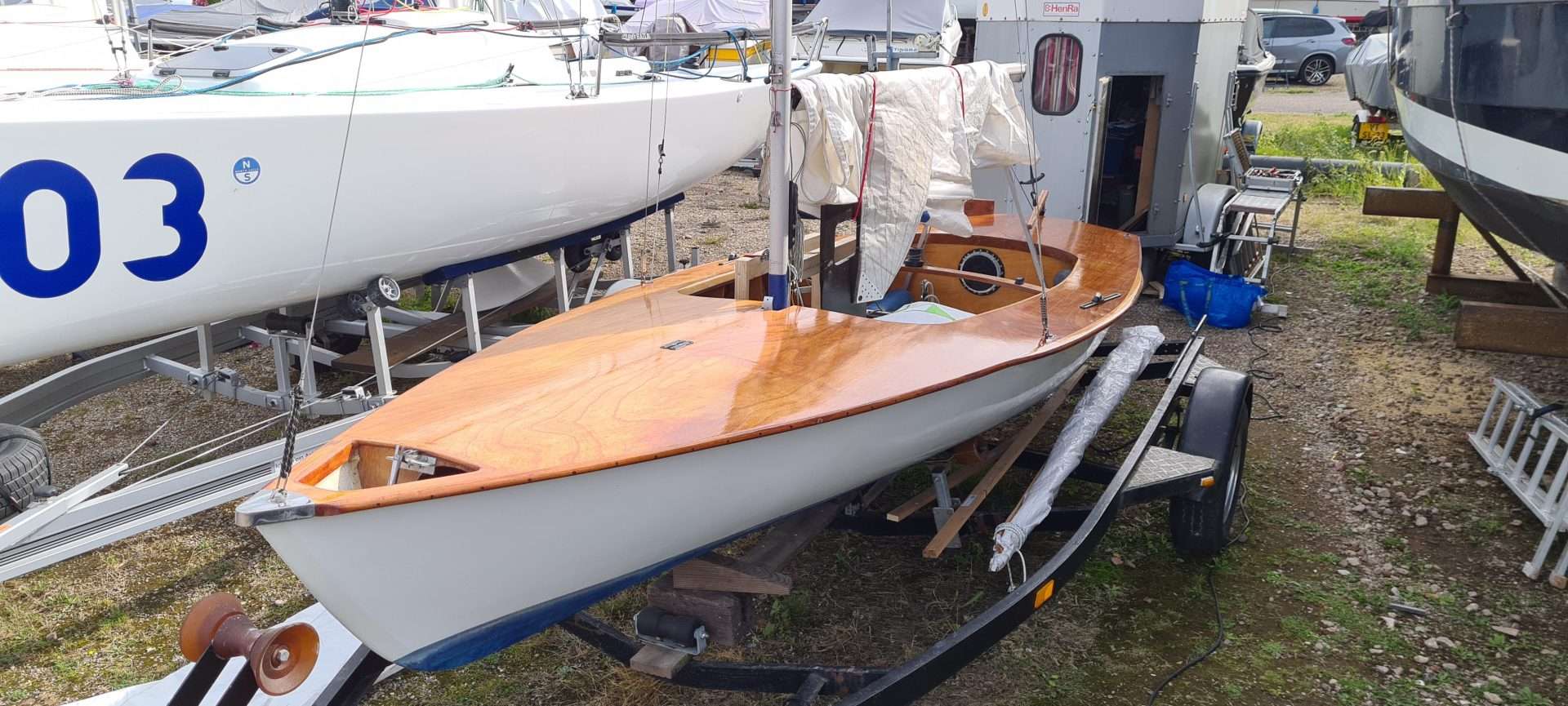 Jan van Gent 525 open hefkielzeilboot