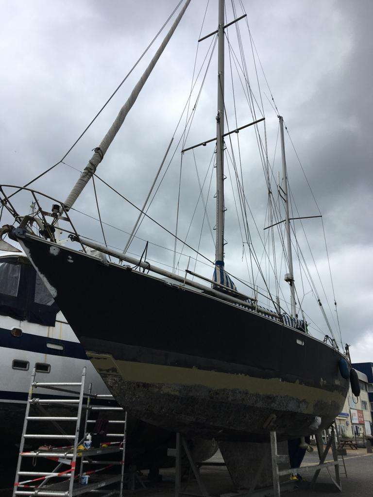 ruildeal kleiner schip of bieden; woon-zeilschip 13m; 2master