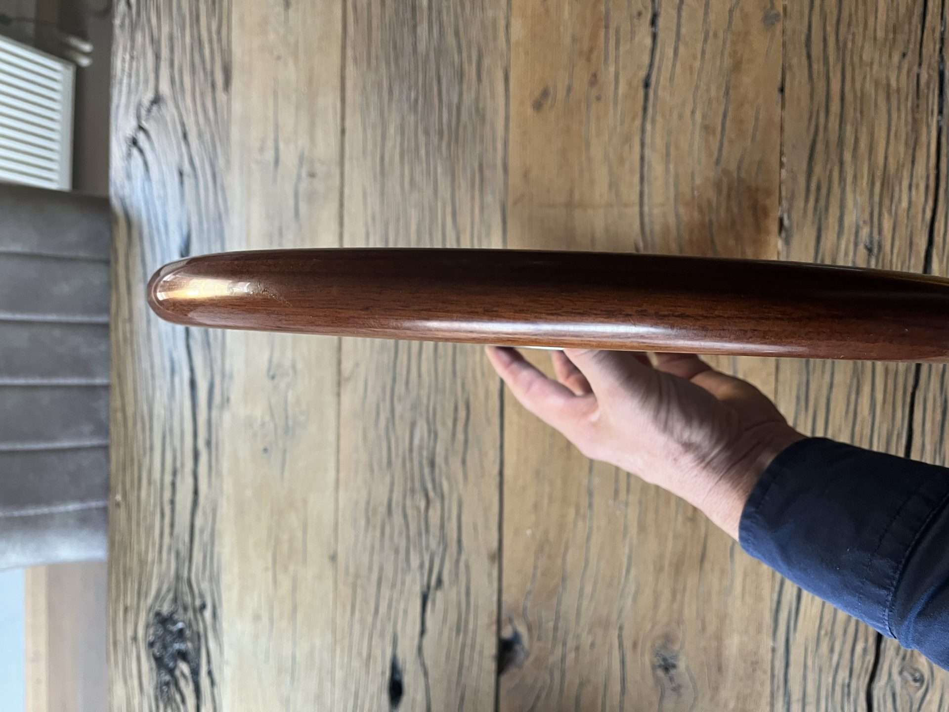 Stuurwiel vetus 45 cm , mahonie rond