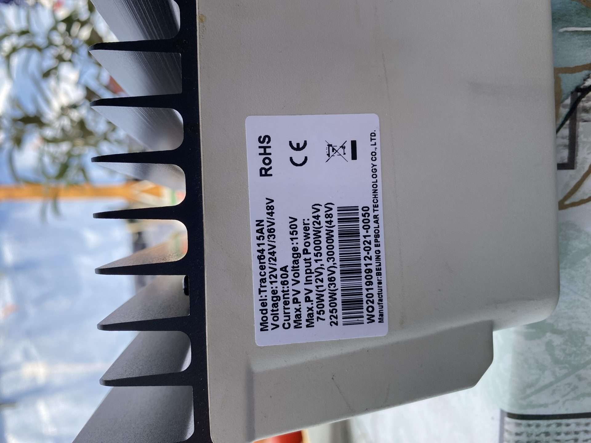 EPEVER Mppt zonnepaneel lader.