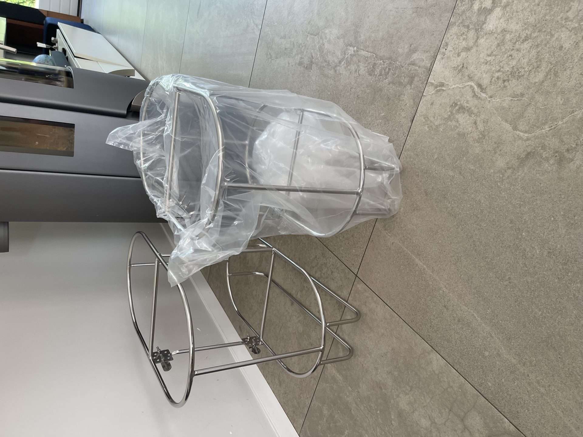 Allpa RVS Fenderhouder Recht voor 2 Stootwillen – 2x – Nieuw in verpakking