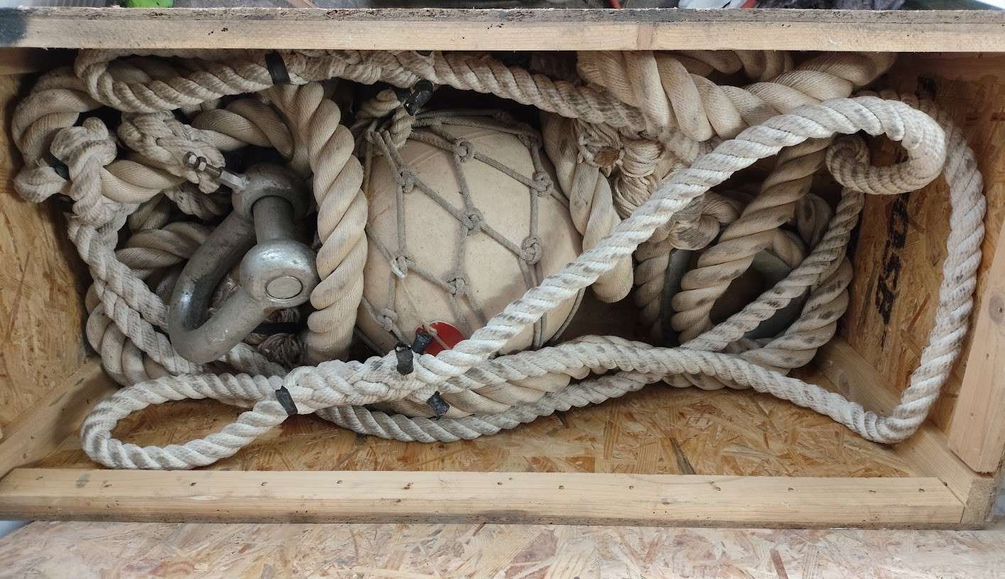 Meerlijnen met mooringboei