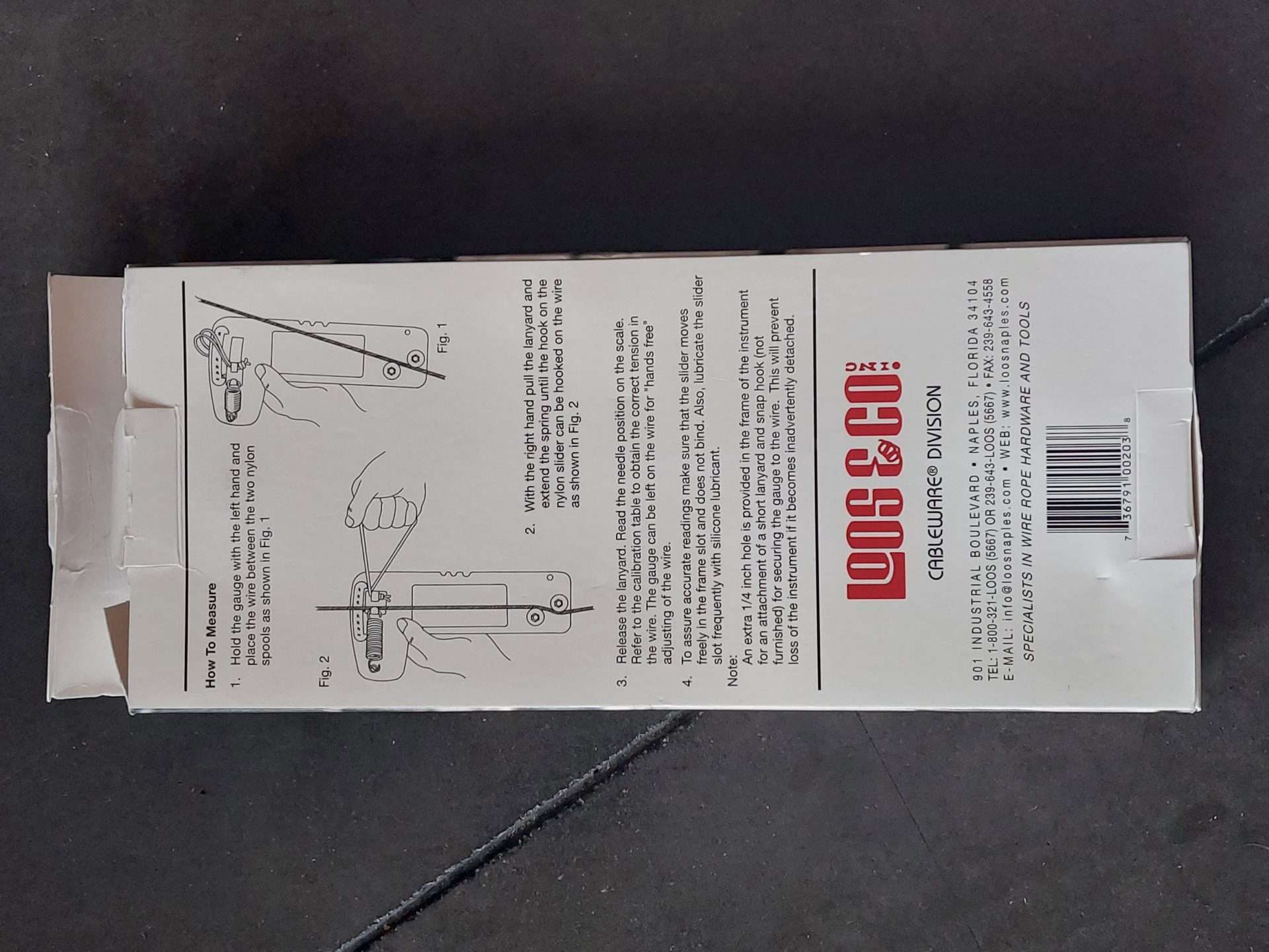 Stagspanningsmeter Loos & Co PT-2M 5-7mm