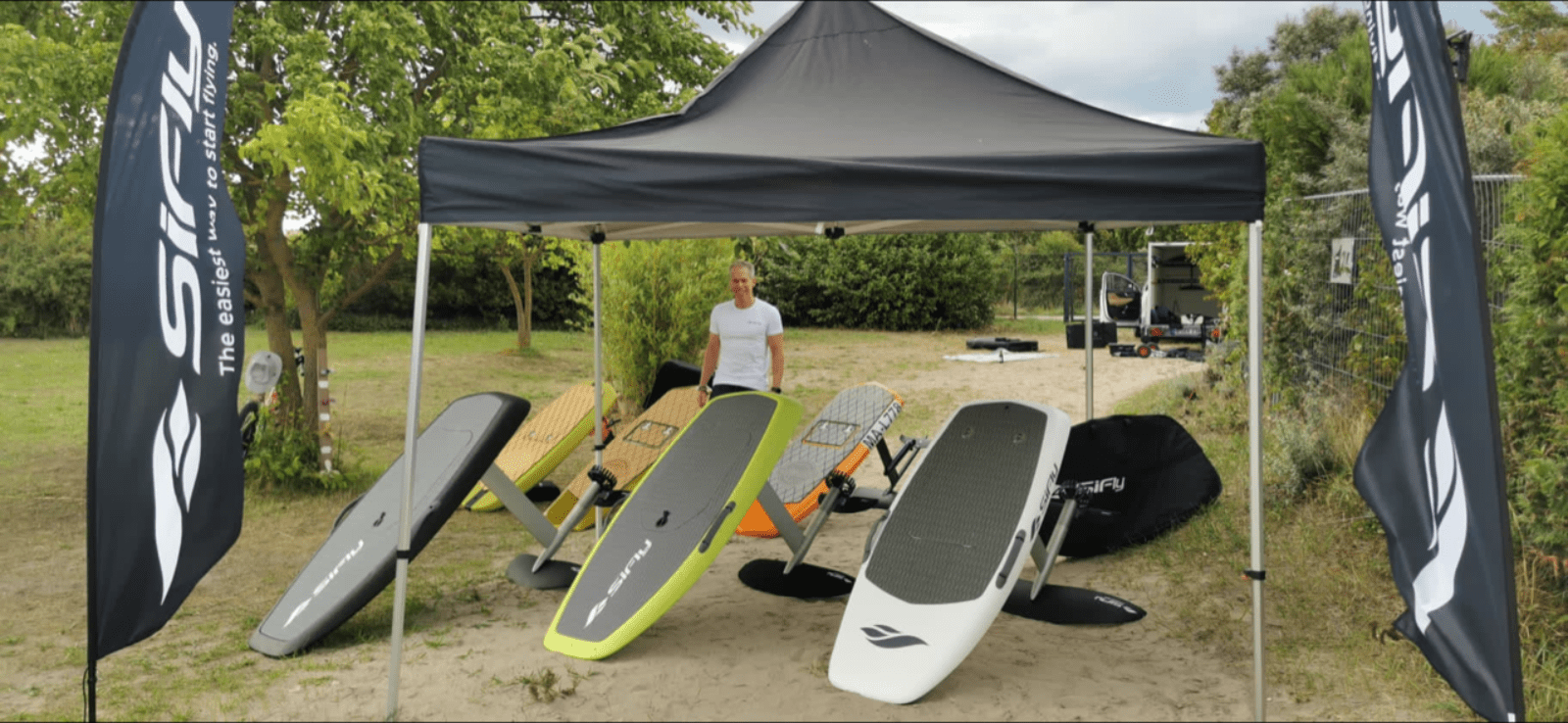 eFoil Demonstrator SiFly Rider en Rider+