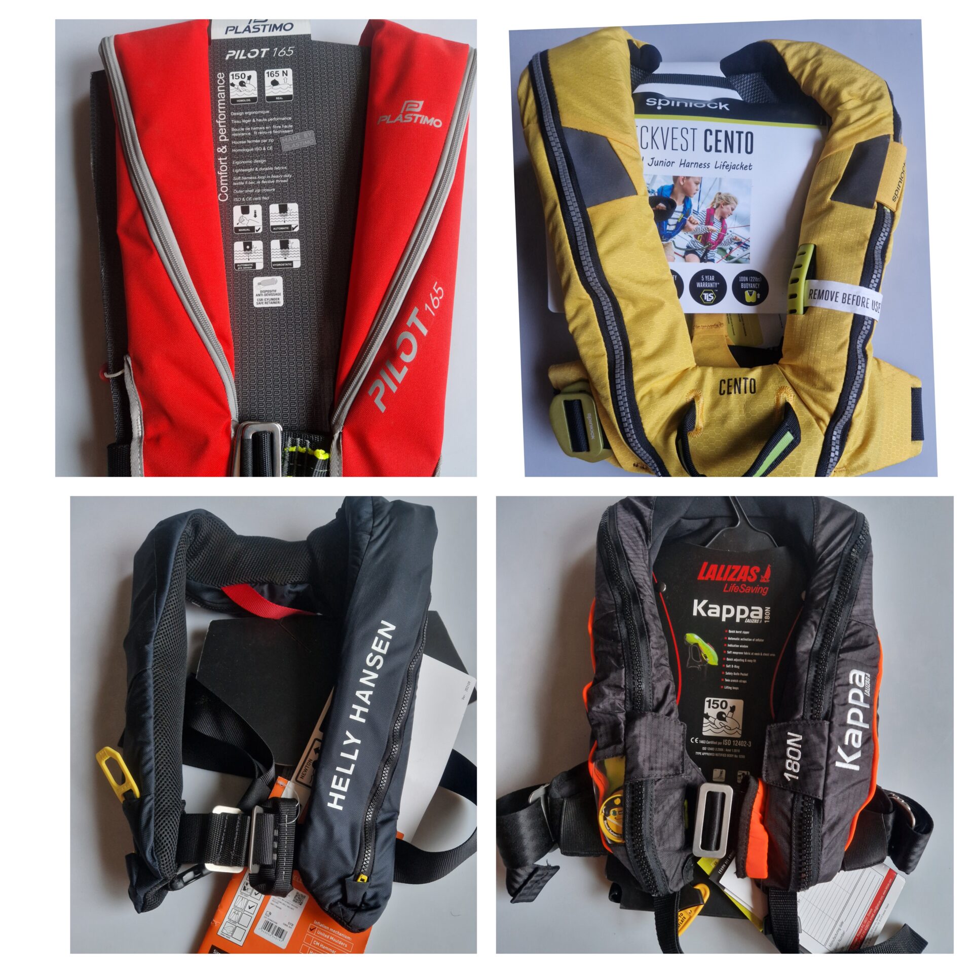 Splinternieuwe reddingsvesten.