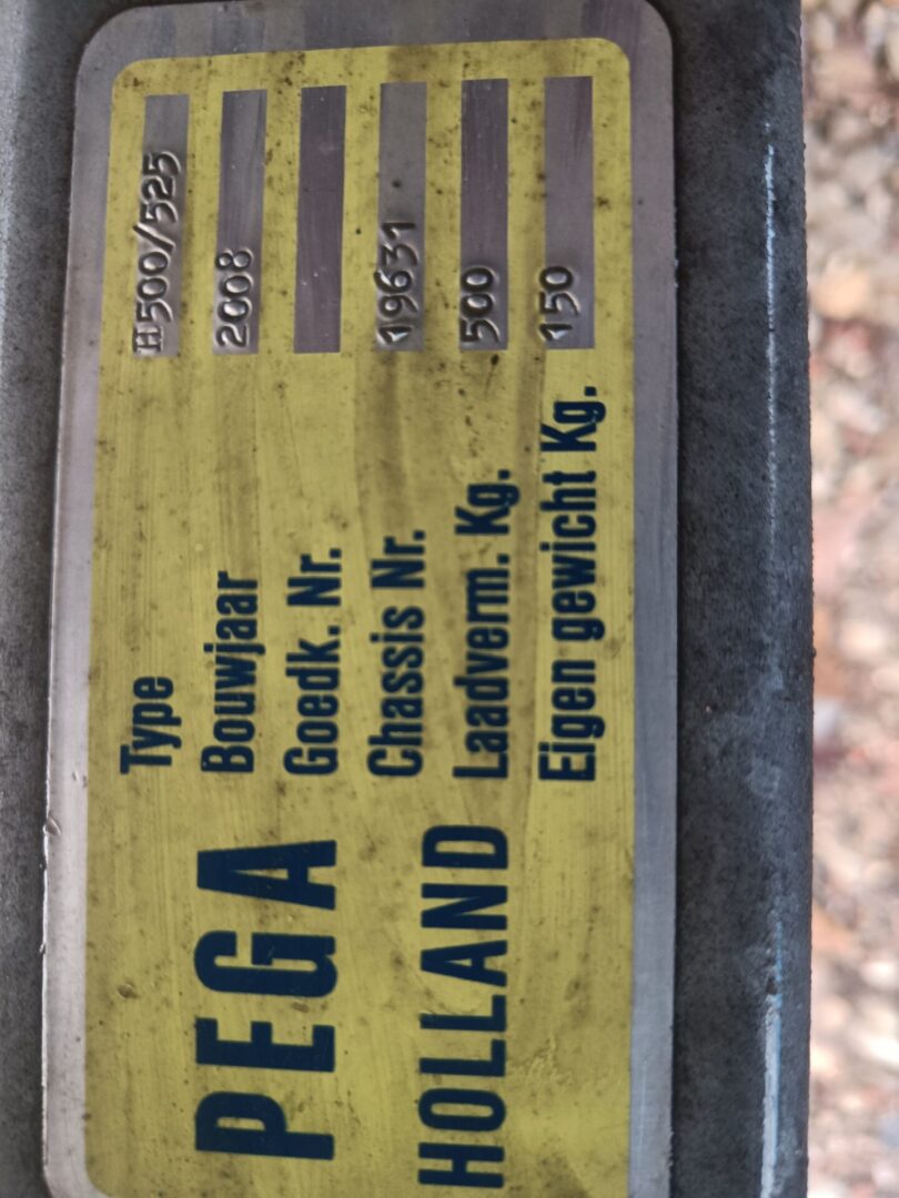 PEGA 500/525 Comfort Boottrailer