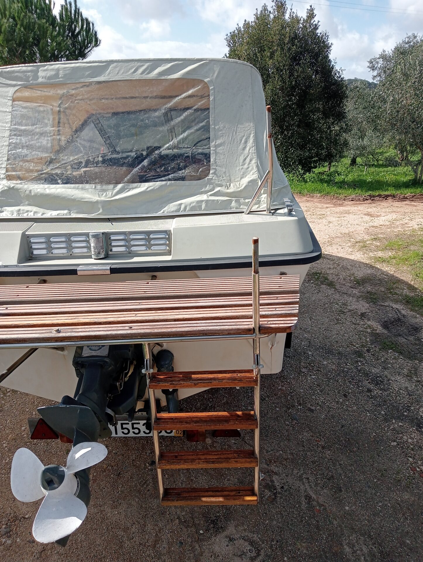 Klassieke Deense Coronet 17 runabout