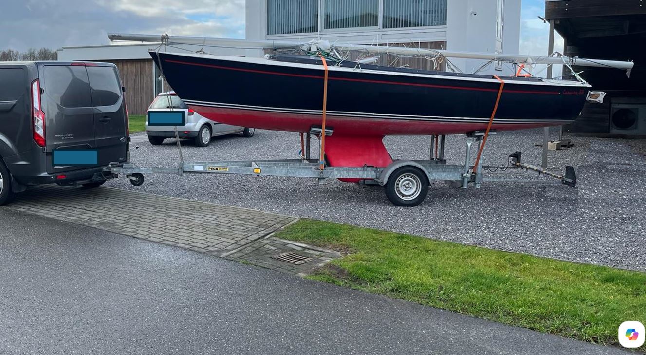 Open kielboot Carinco 606, daysailer, ontwerp Dick Koopmans